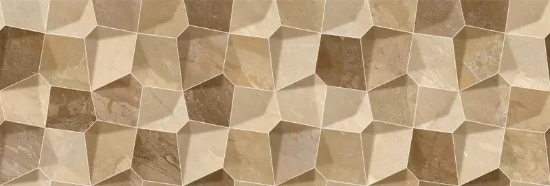 Плитка Marble Beige Decor Estrellas Rectificado 30x90