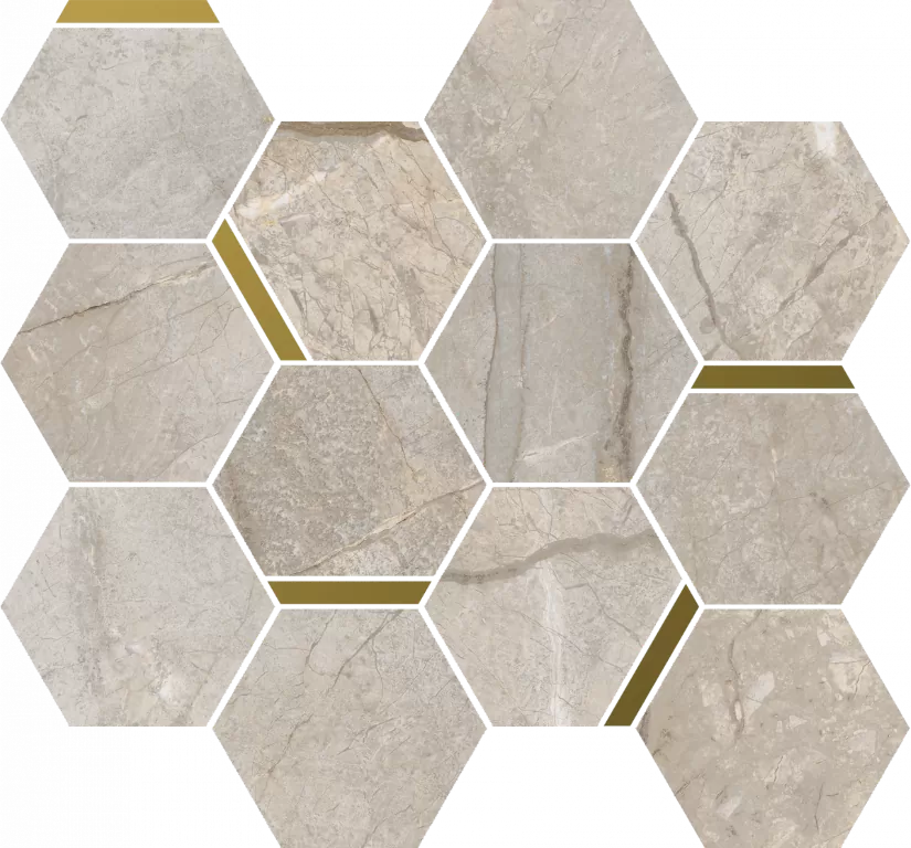 Мозаика 620110000224 Stellaris Elegant Silver Mosaico Chic Nat 28.3x32.8