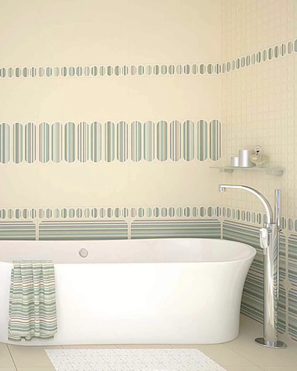 Плитка Border Boho Magnolia 63x7,5