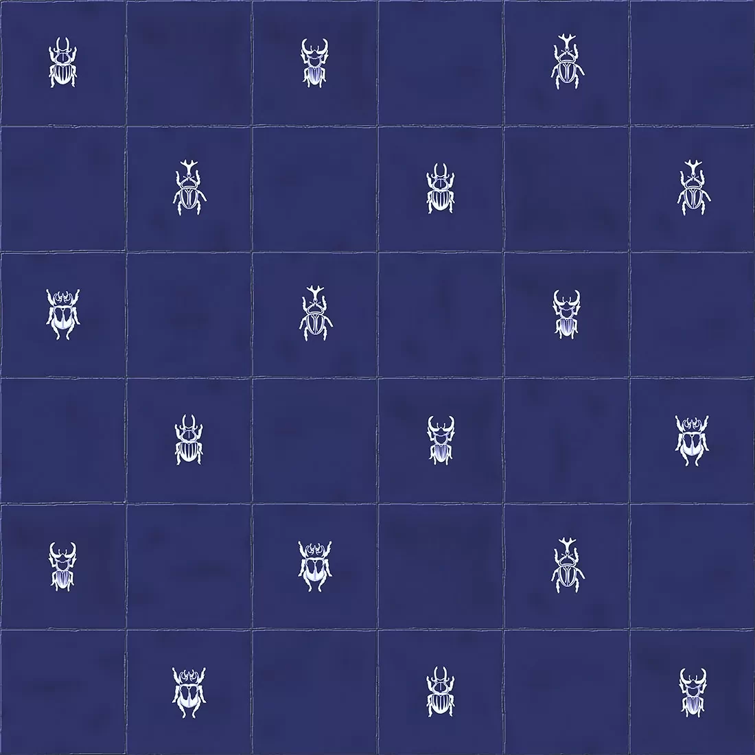 Плитка 3484 Ager-4 Blue 13x13