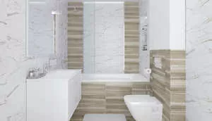 Плитка Champagne Mosaic Декор белый 20х50