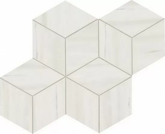 Керамогранит AS2G Marvel Bianco Dolomite Mosaico Esagono Lapp 30x35