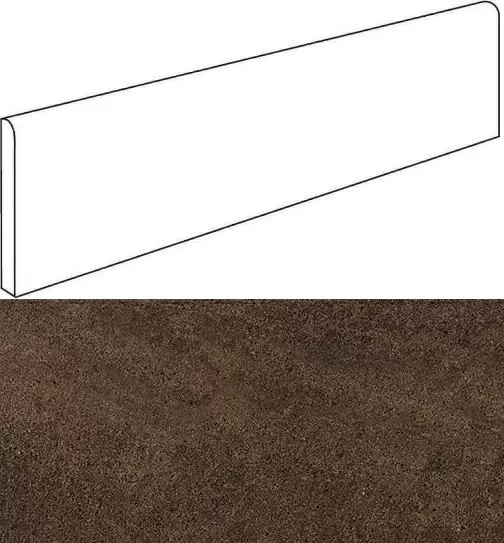 Керамогранит 610130002160 Wise Moka Battiscopa Lap 7.2x60