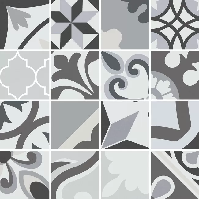 Керамогранит Mosaico Lumier Black 30x30