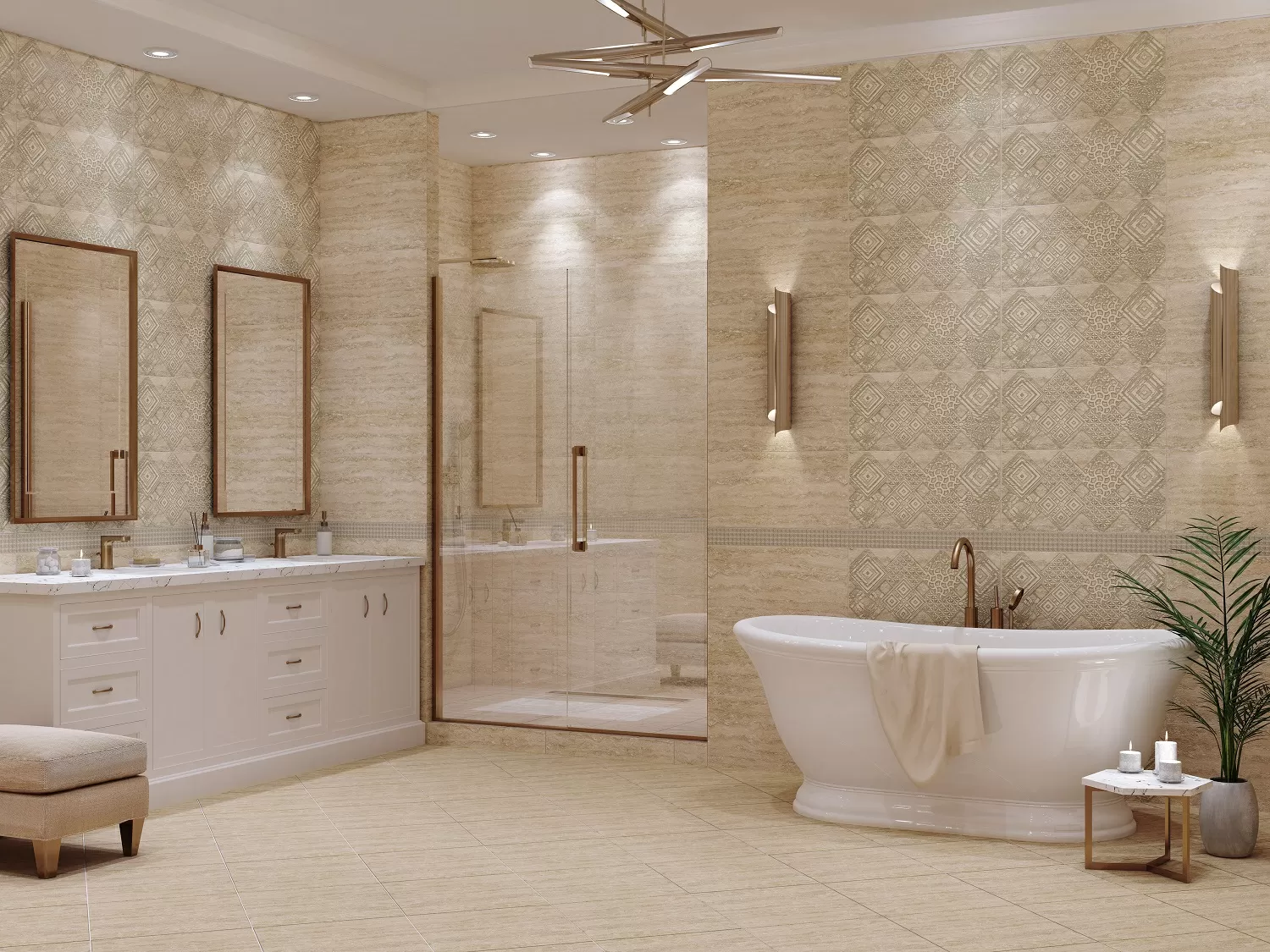 Плитка Ascoli Beige 42x42