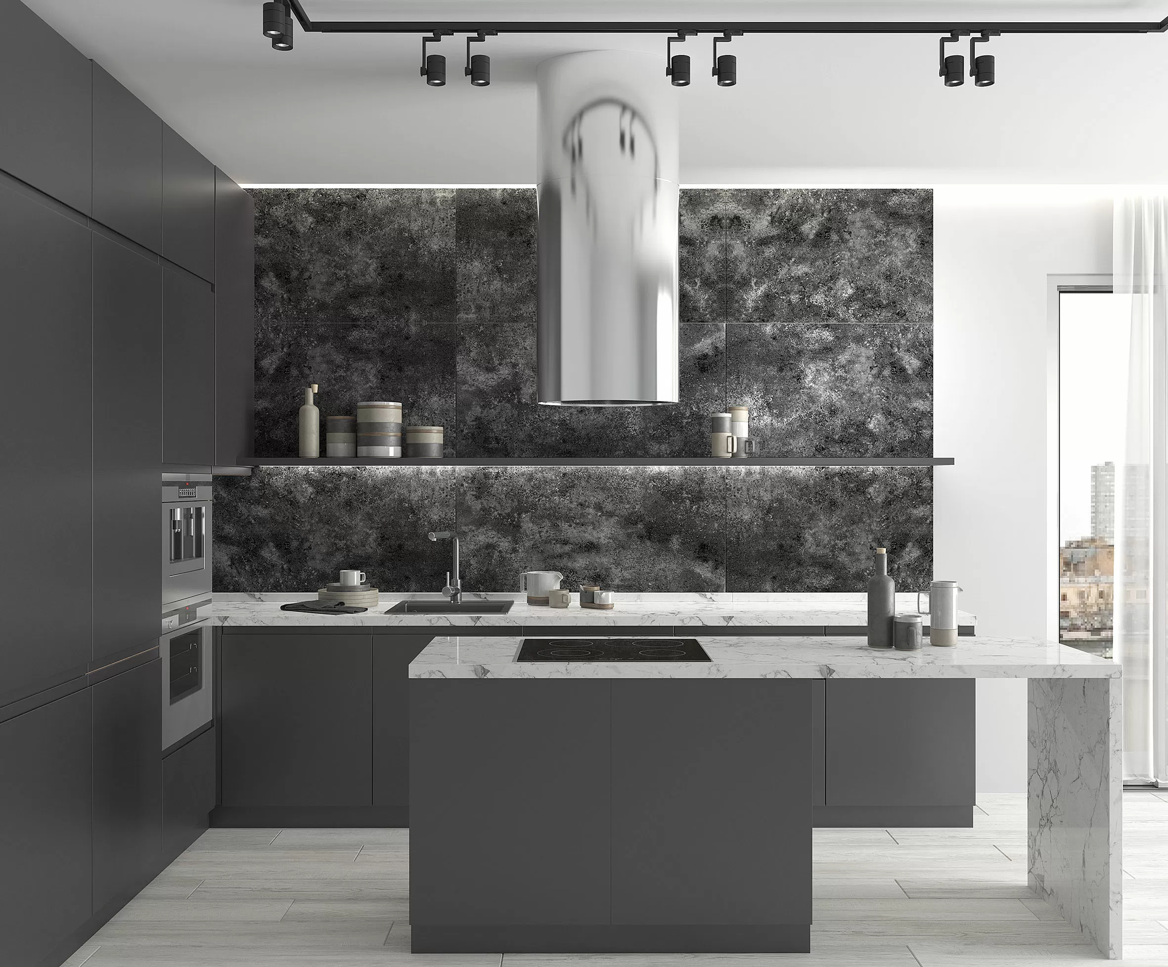 Керамогранит Milkiway Silver Металлизированный 60х120