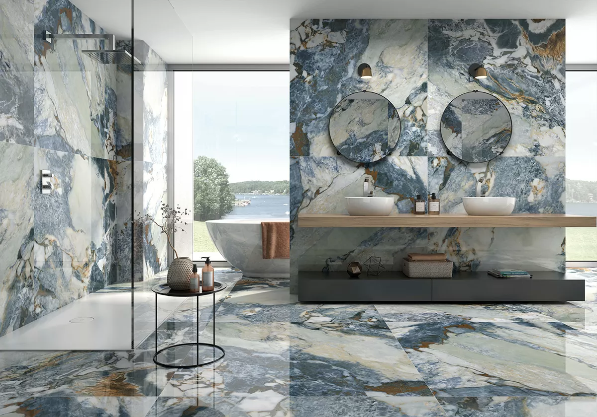 Керамогранит Greta Blue Super Polished 120x120