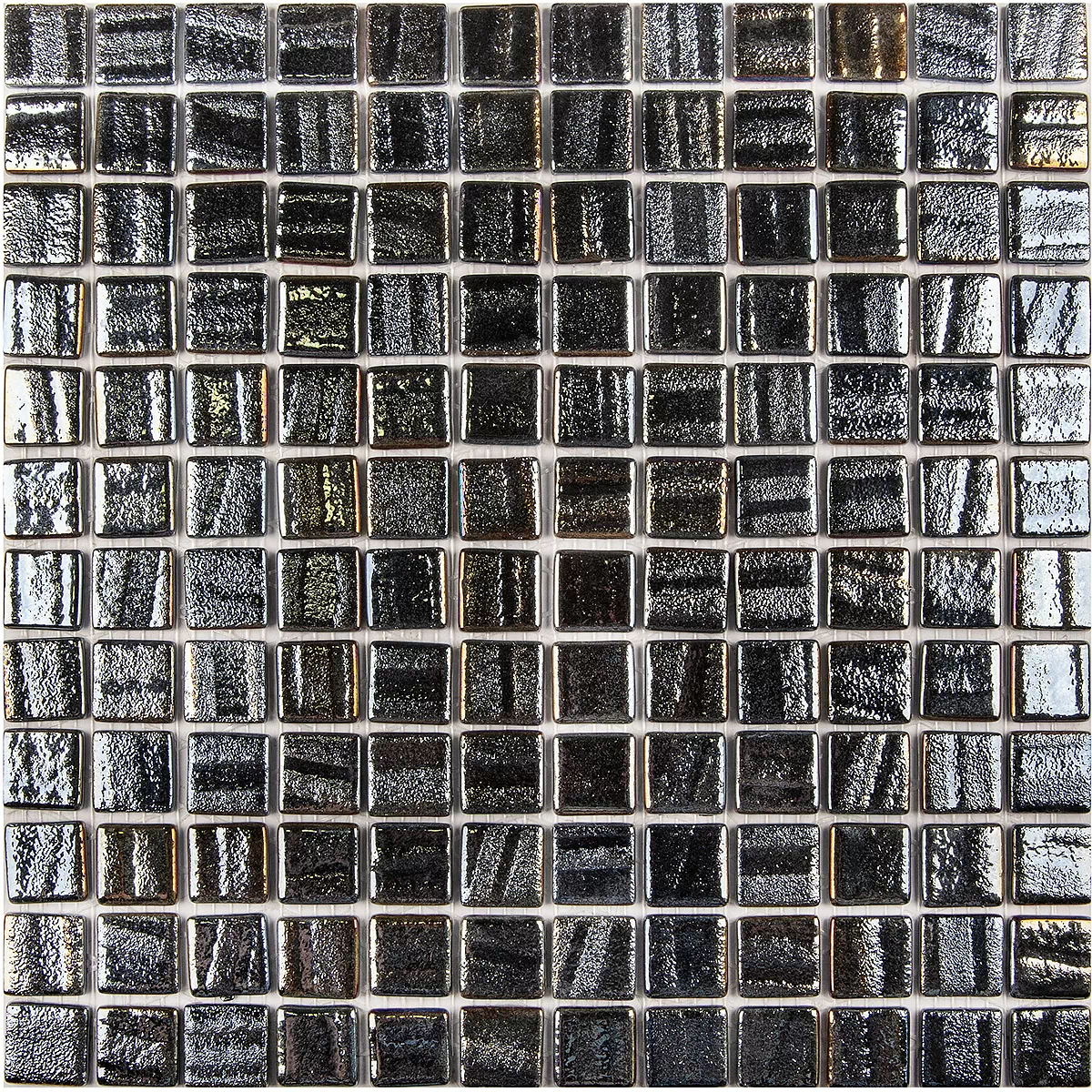 Мозаика Aqua Black (на сетке) 31,7x31,7