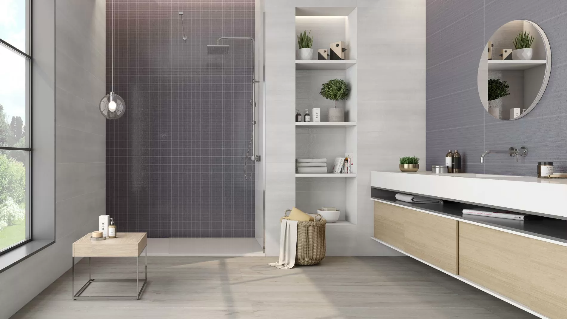 Плитка Macassar White Rec 30x90