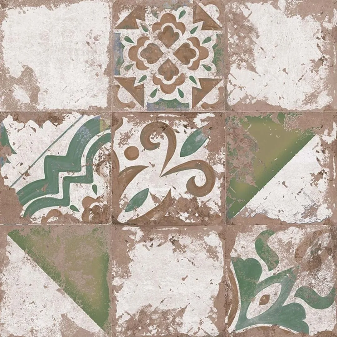 Керамогранит Memory 7 Verde Brillo 58x58