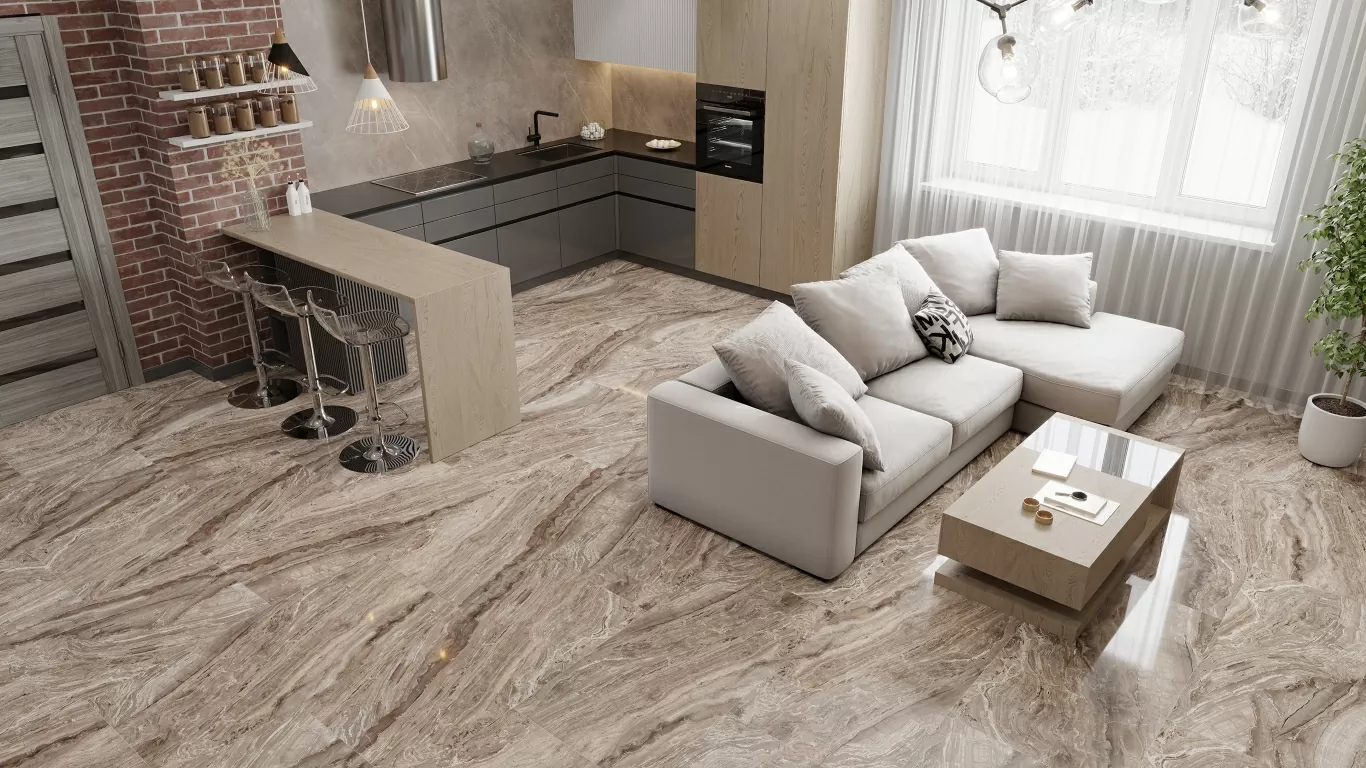 Керамогранит NTT99508P Gravel White 60x120