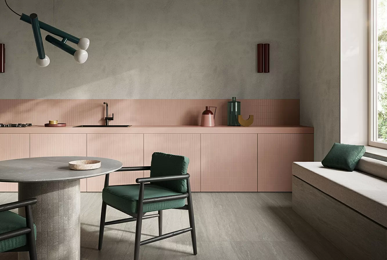 Керамогранит DR05BAR Dorset Tortora Cross Cut Ribbed SQ. 60x120