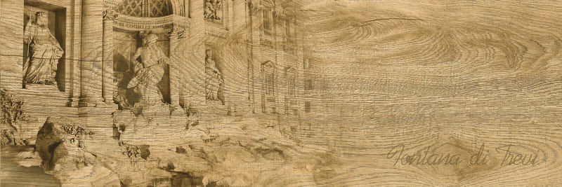 Керамогранит Italian Wood Honey Декор GT-251/d01 20х60 (микс)