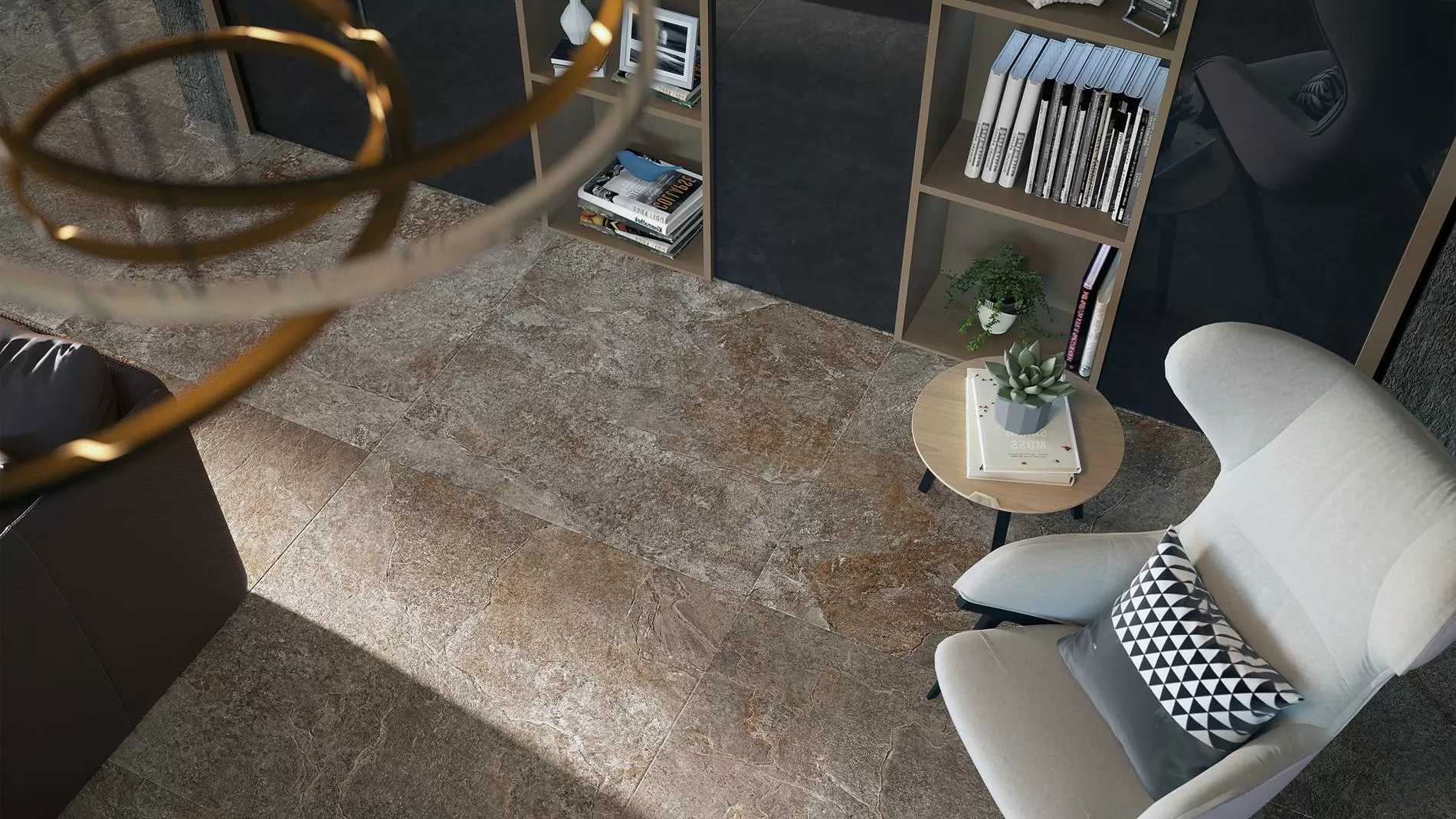 Керамогранит CR. Ardesia Bronce Compactto rett 60x120