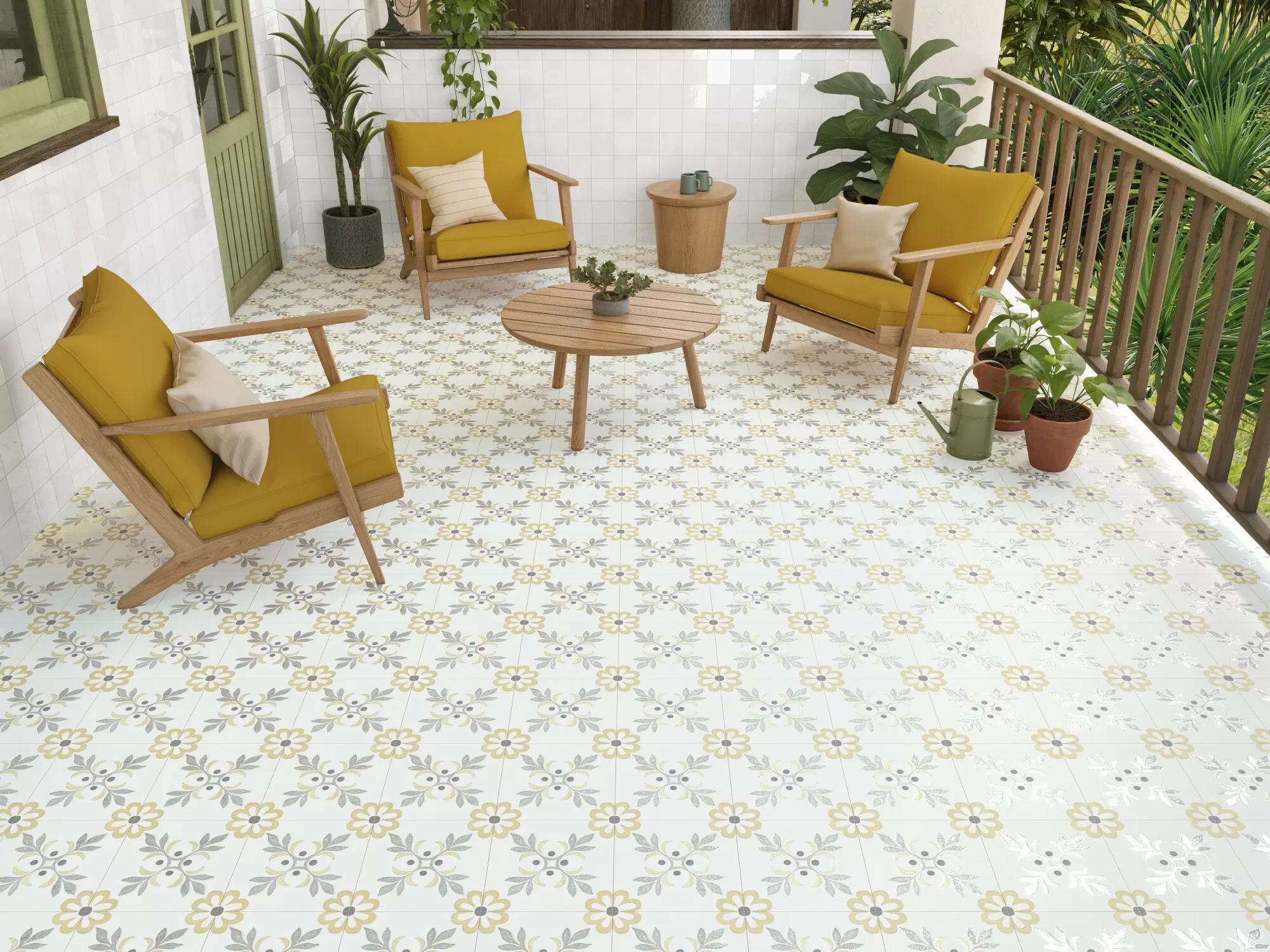 Керамогранит 40464 Llevant Taupe Garden LT 22.3x22.3