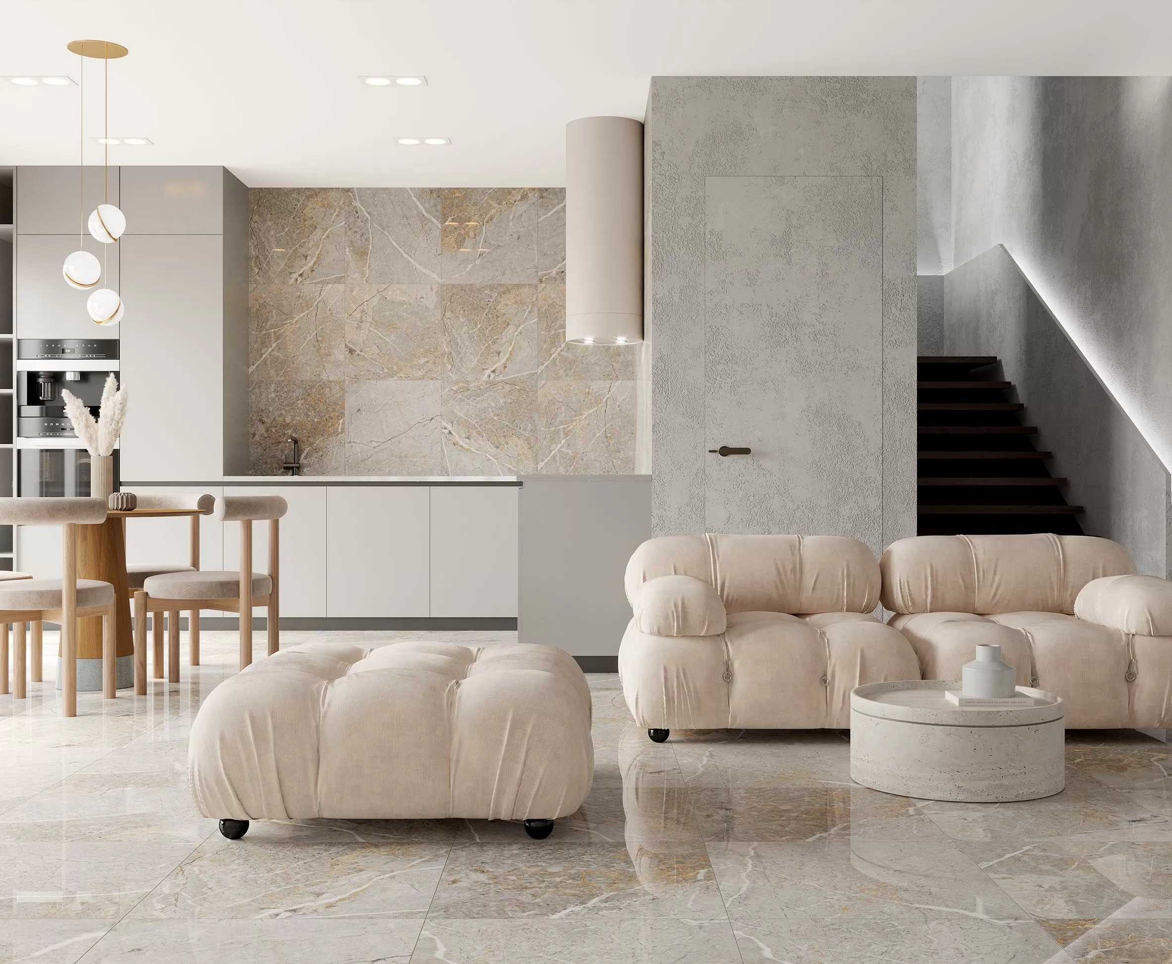 Керамогранит Fantastico Grey Granito Полированный 60х60