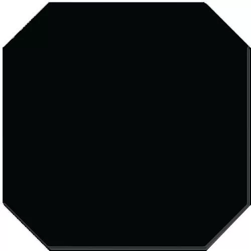 Керамогранит Nero ottagono matt 20x20