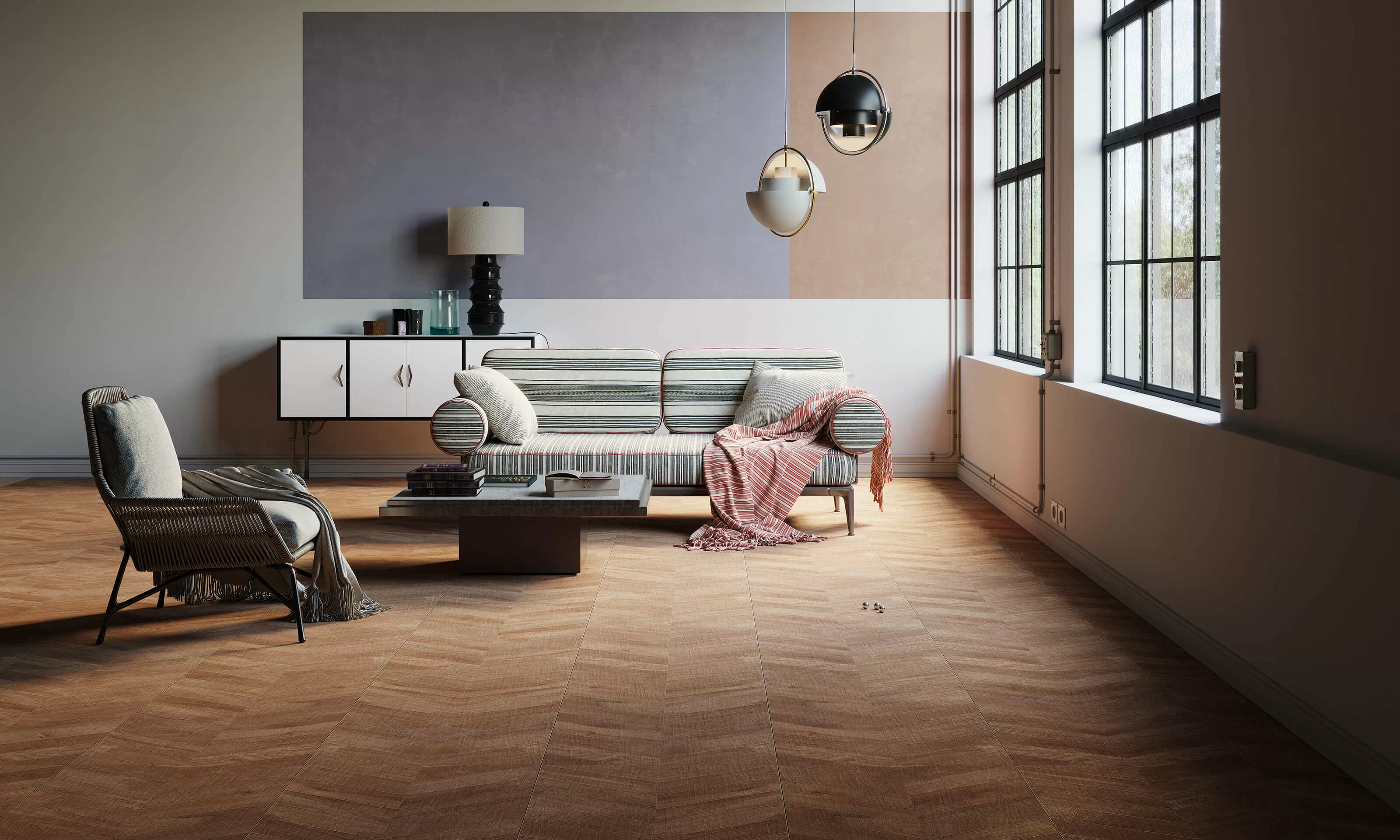 Керамогранит Artwood Chevron Maple R11 120x60
