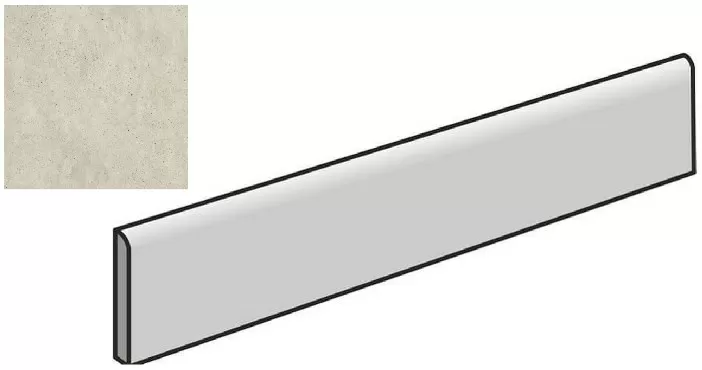 Керамогранит 610130002006 Skyline Snow Battiscopa Nat 7,2x60