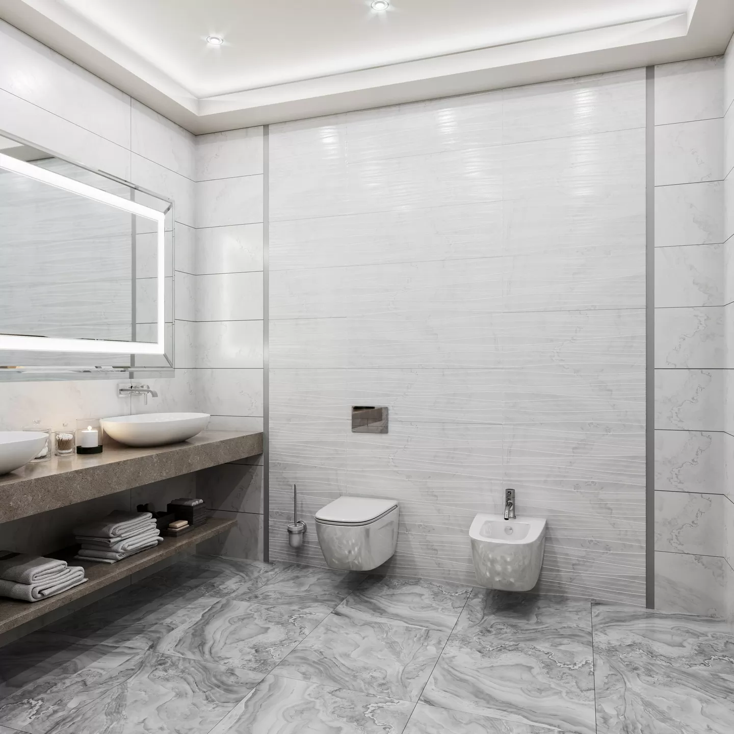 Керамогранит Ginevra grey PG 01 60х60