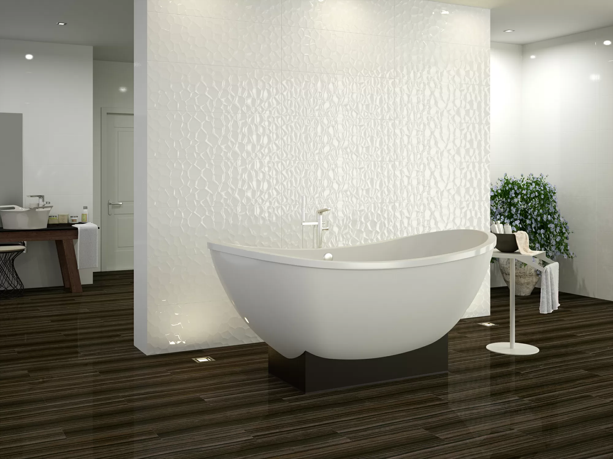 Плитка Blanco Brillo Dune 30x90