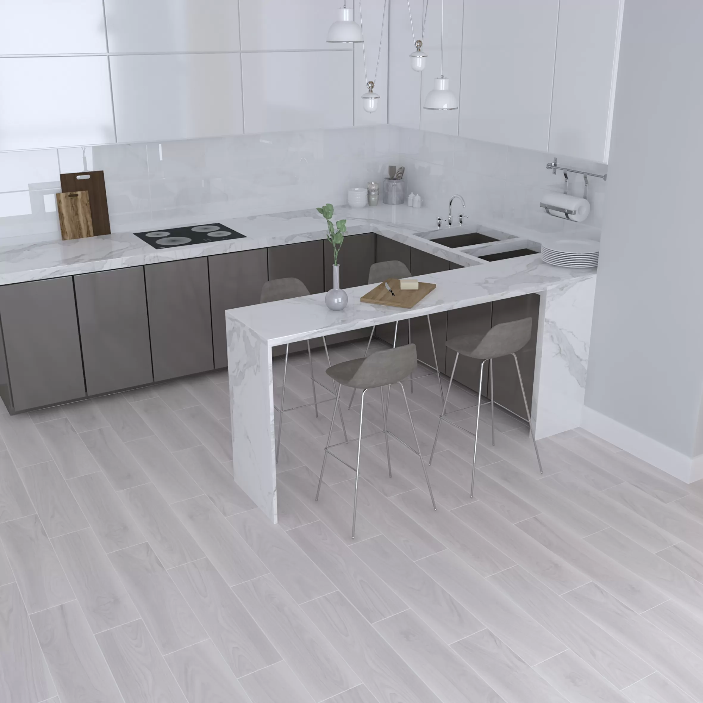 Керамогранит SG708490R Albero вишня 20х80