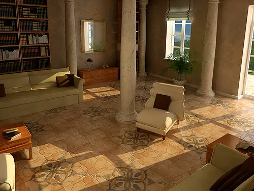 Керамогранит RODAPIE CASTILLA CREMA 8х31,6