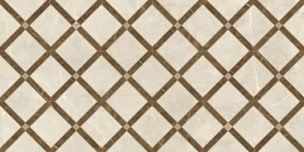 Керамогранит 262545 Intreccio Crema/Marrone 39x78