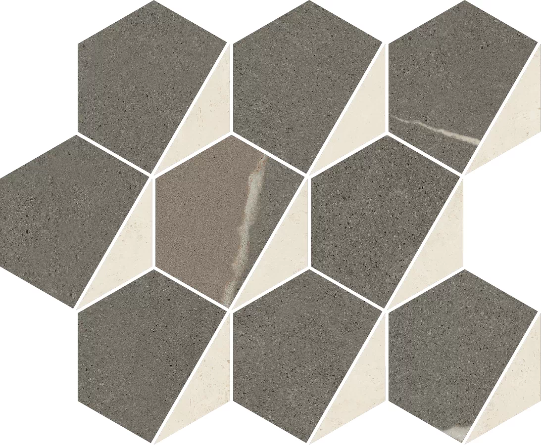 Мозаика 620110000160 Metropolis Mosaico Hexagon Warm Nat 25.4x31