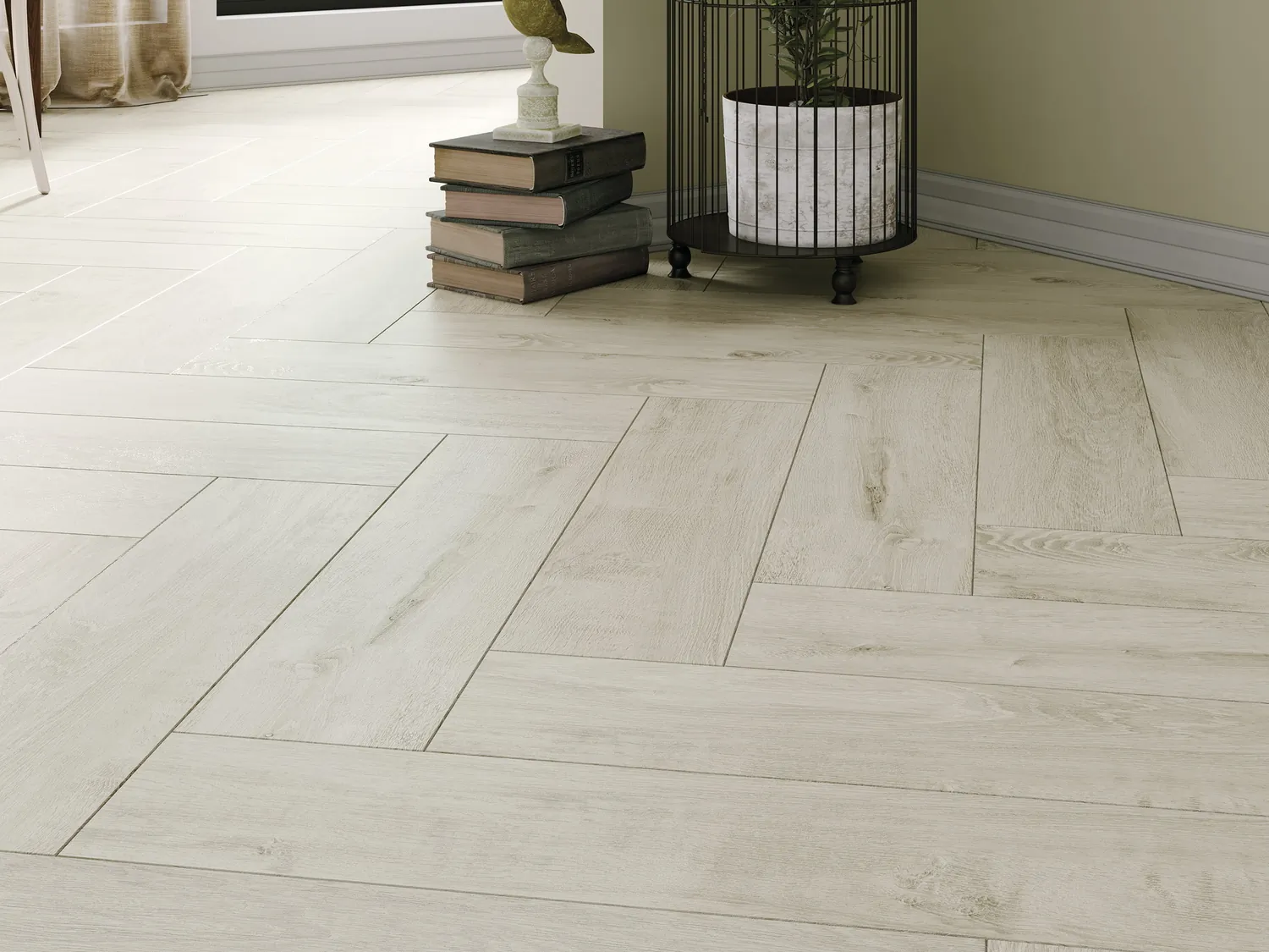 Керамогранит 15981 Wood Concept Prime светло-серый ректификат 21,8х89,8