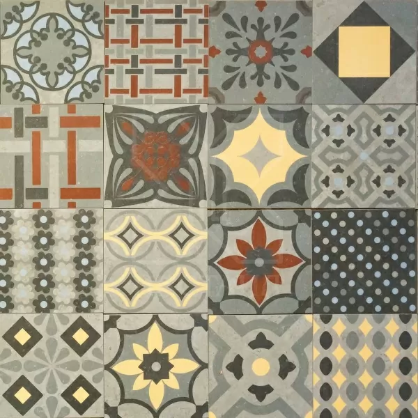 Керамогранит DEC 227K Cementine Color Mix Rettificato 20x20