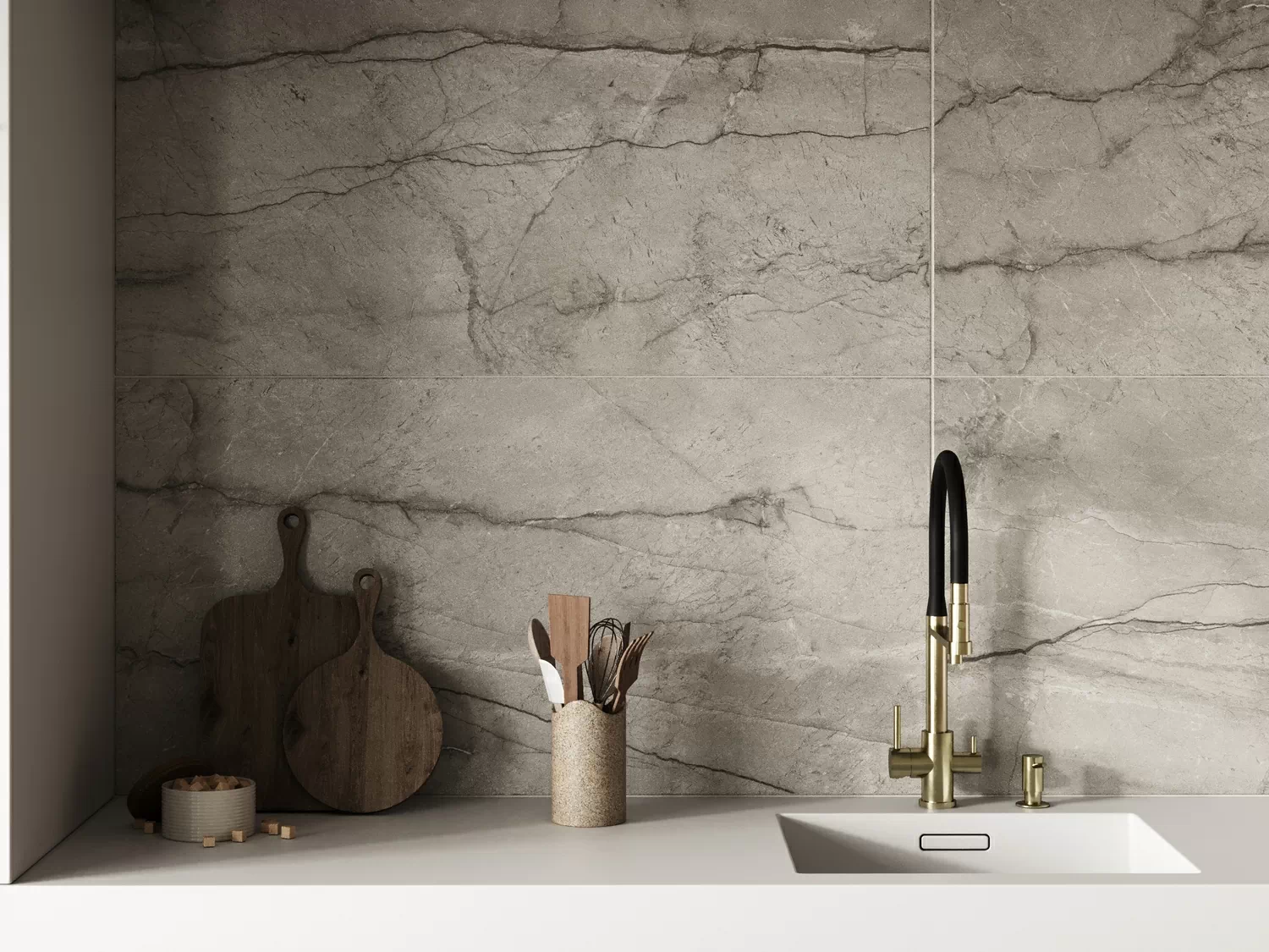 Керамогранит 17441 Vena серый ректификат 60x120