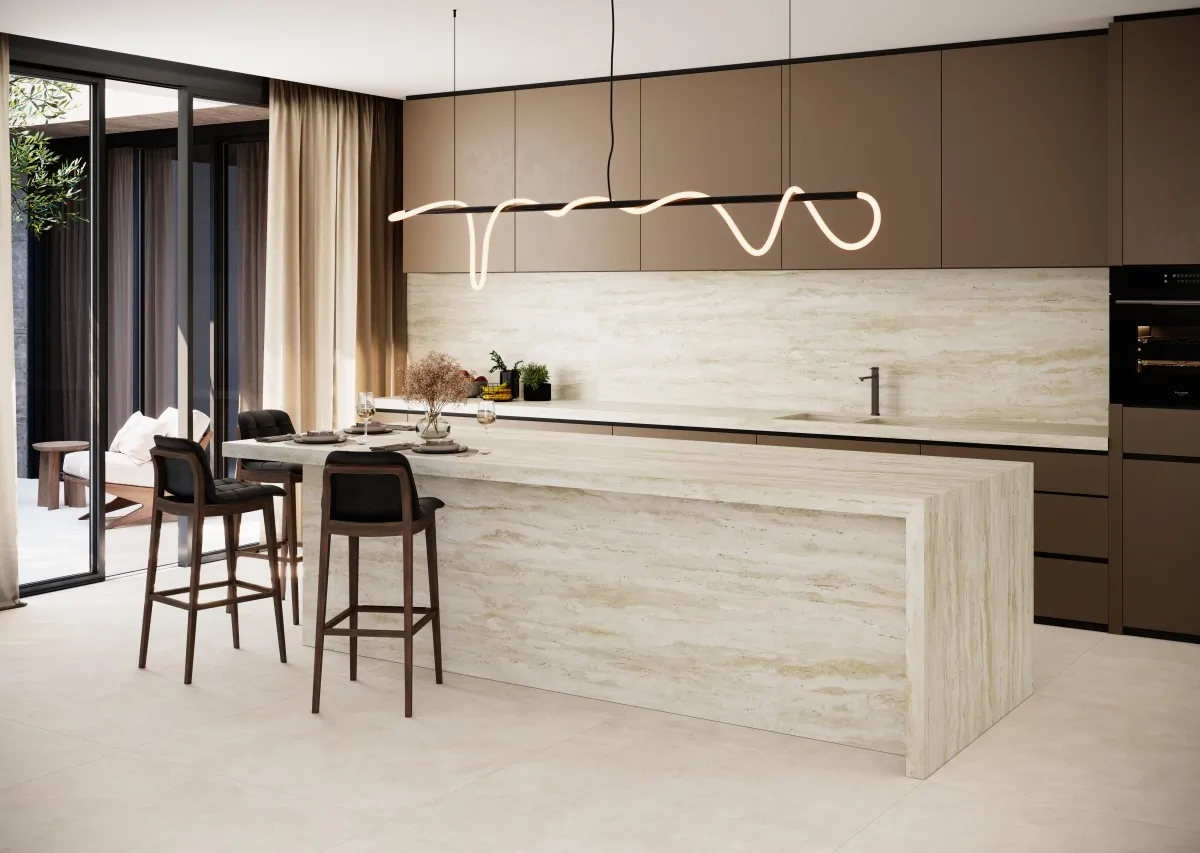 Керамогранит 78T338E Travertino Grey 5.6mm 120x278