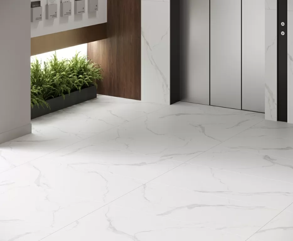 Керамогранит Statuario White PRO белый матовый R10GR 60х60