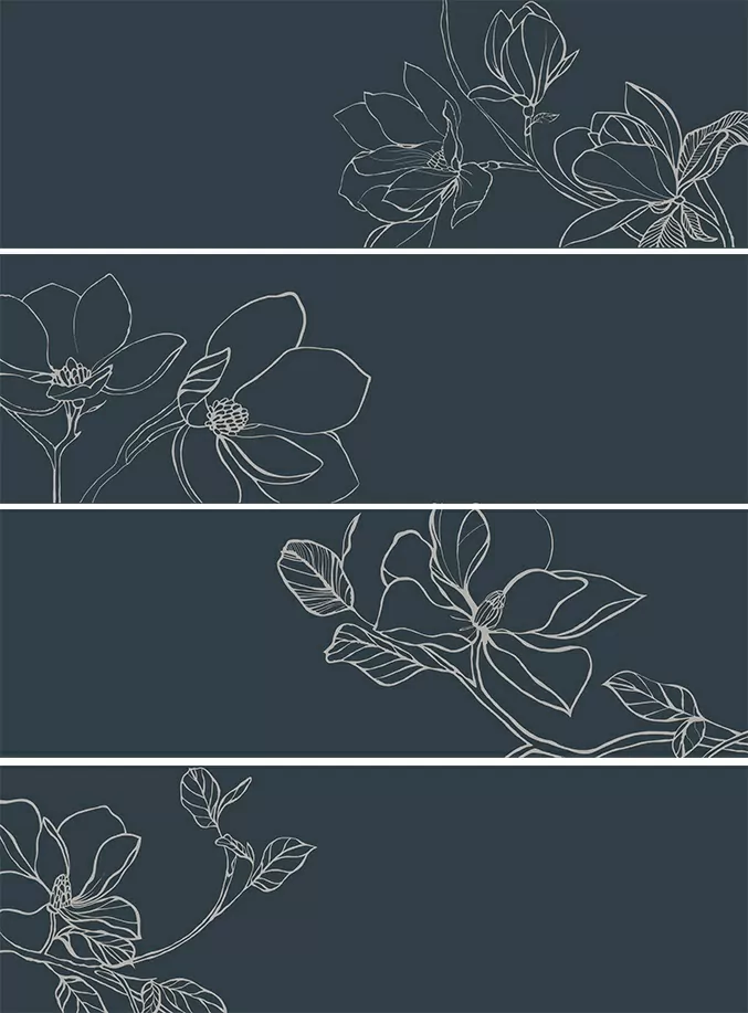 Плитка 06-01-1-81-03-65-1889-0 Панно Ekzotic bloom 90х120