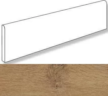 Керамогранит 610130000493 Oak Reserve Pure Battiscopa 7,2x60