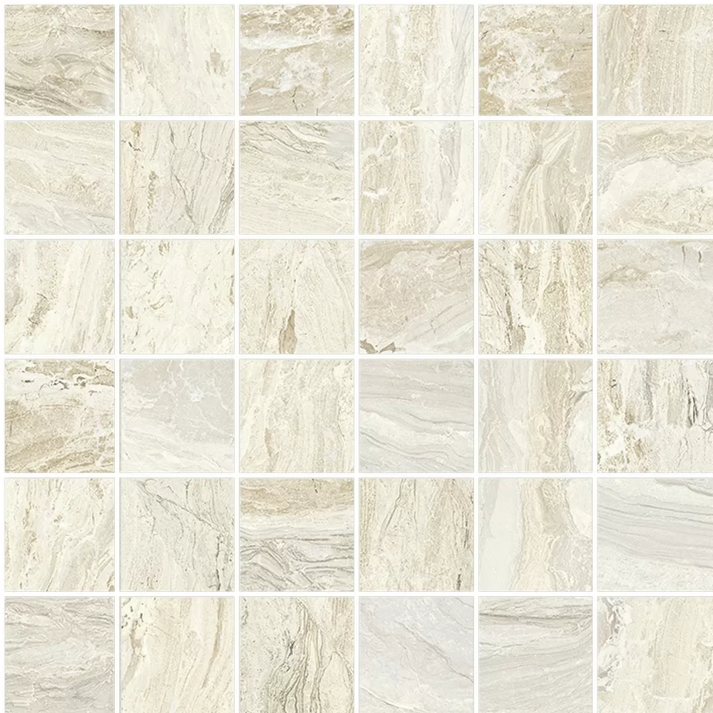 Мозаика GNM20RL Gemstone Ivory Mix Lux 29.1x29.1