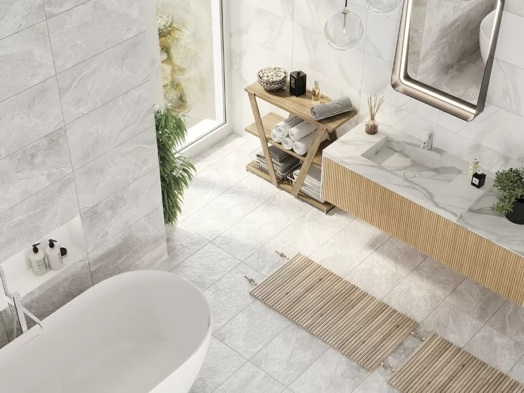 Керамогранит C-IN4L402D Infinity темно-серый рельеф 29,7x59,8