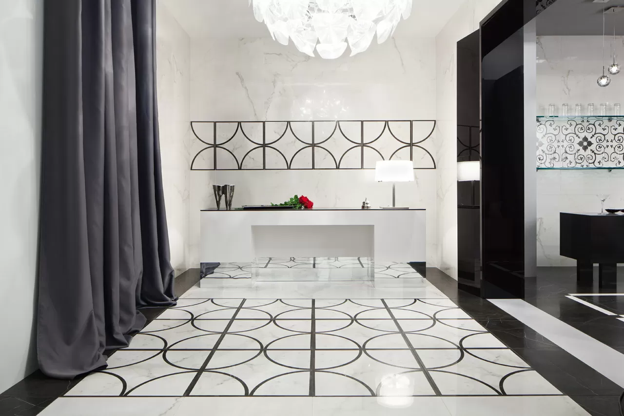 Керамогранит 610080000154 Шарм Перл Вставка Луп Люкс 59х59