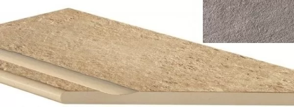 Керамогранит 620090000652 Landstone Night Bordo Piscina Angolo Dx 20x60