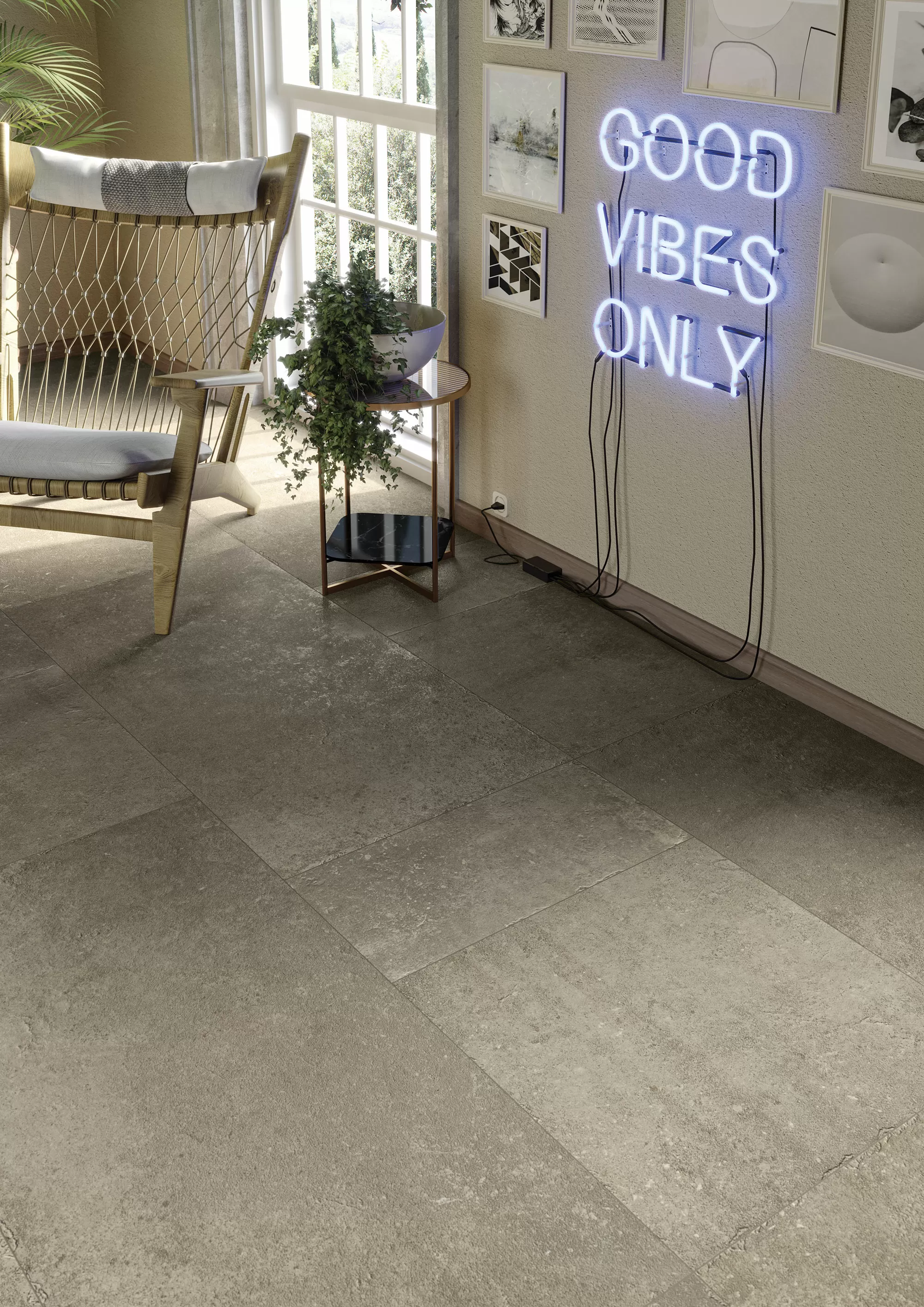 Керамогранит 1068372 Promenade Argento Rett 120x120