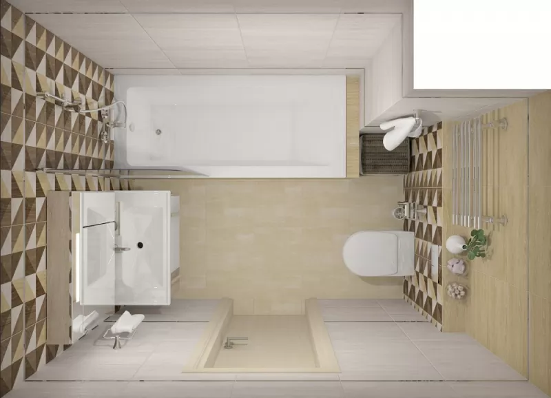 Плитка 34001 Village белый 25х50