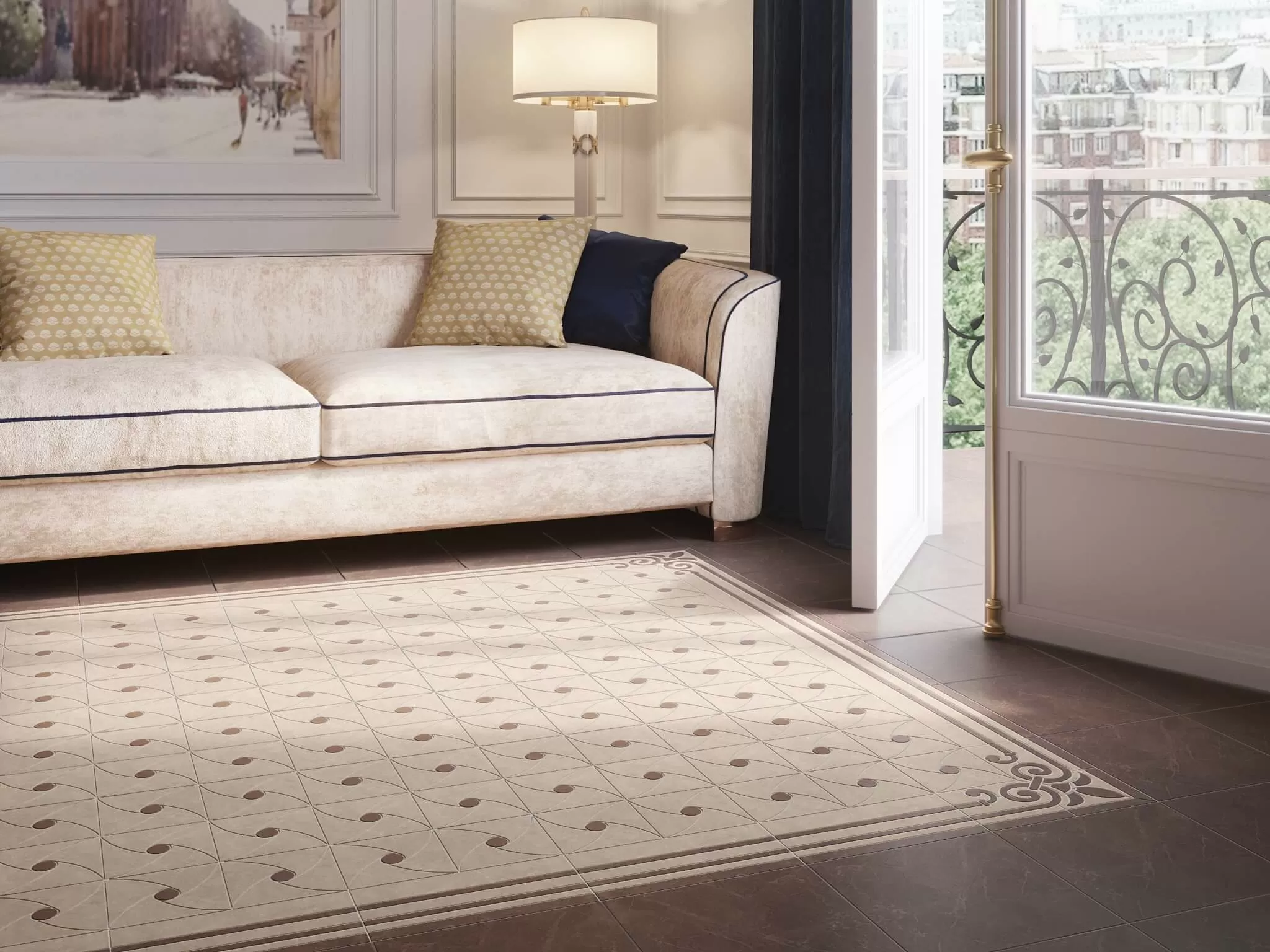 Керамогранит ID108 Версаль наборный декор 30*30