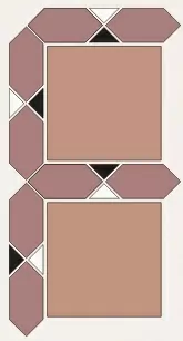 Керамогранит Фон Кэтрин (09/14/01/19) 39.5x19.5