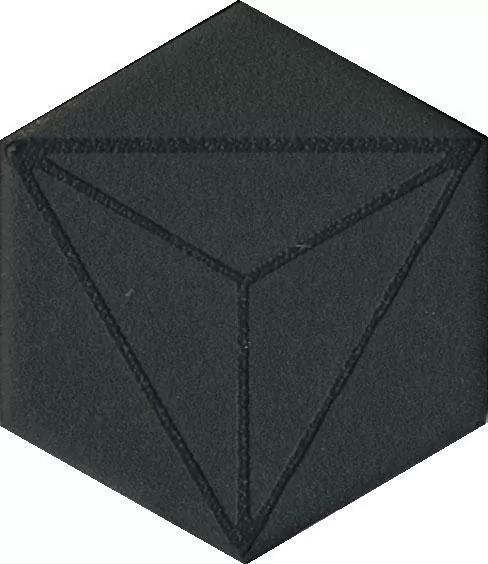 Керамогранит OS/B241/63001 Декор Агуста черный 6х5,2