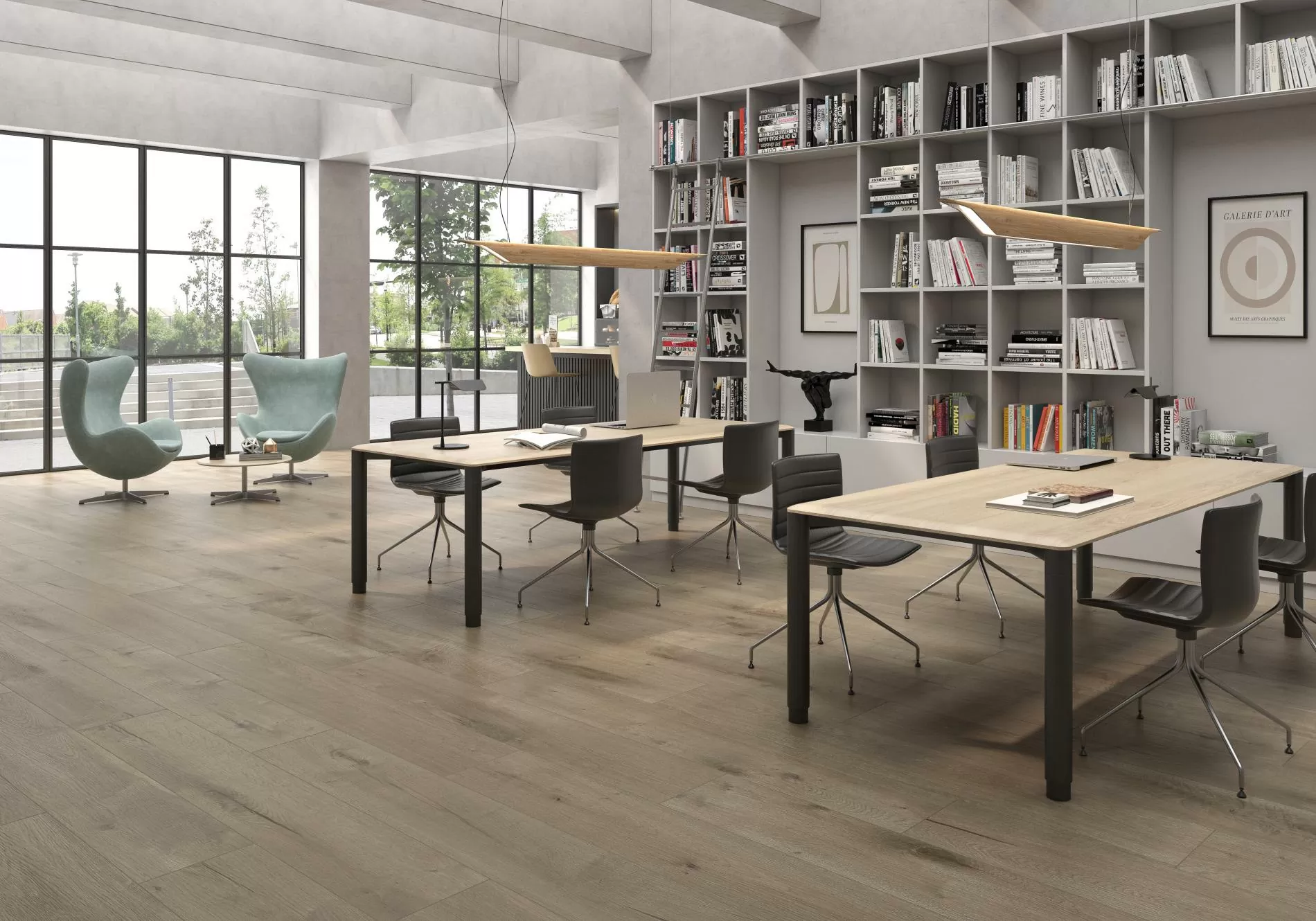 Керамогранит Es.Oldmanor Dark Matt Rect. 90x90