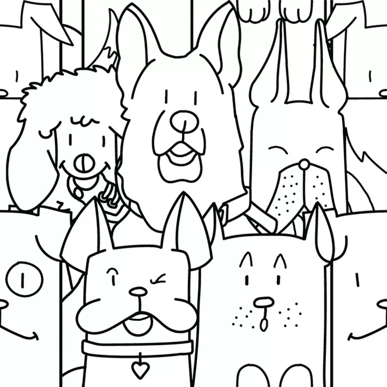 Керамогранит Oh My Dog White 25x25