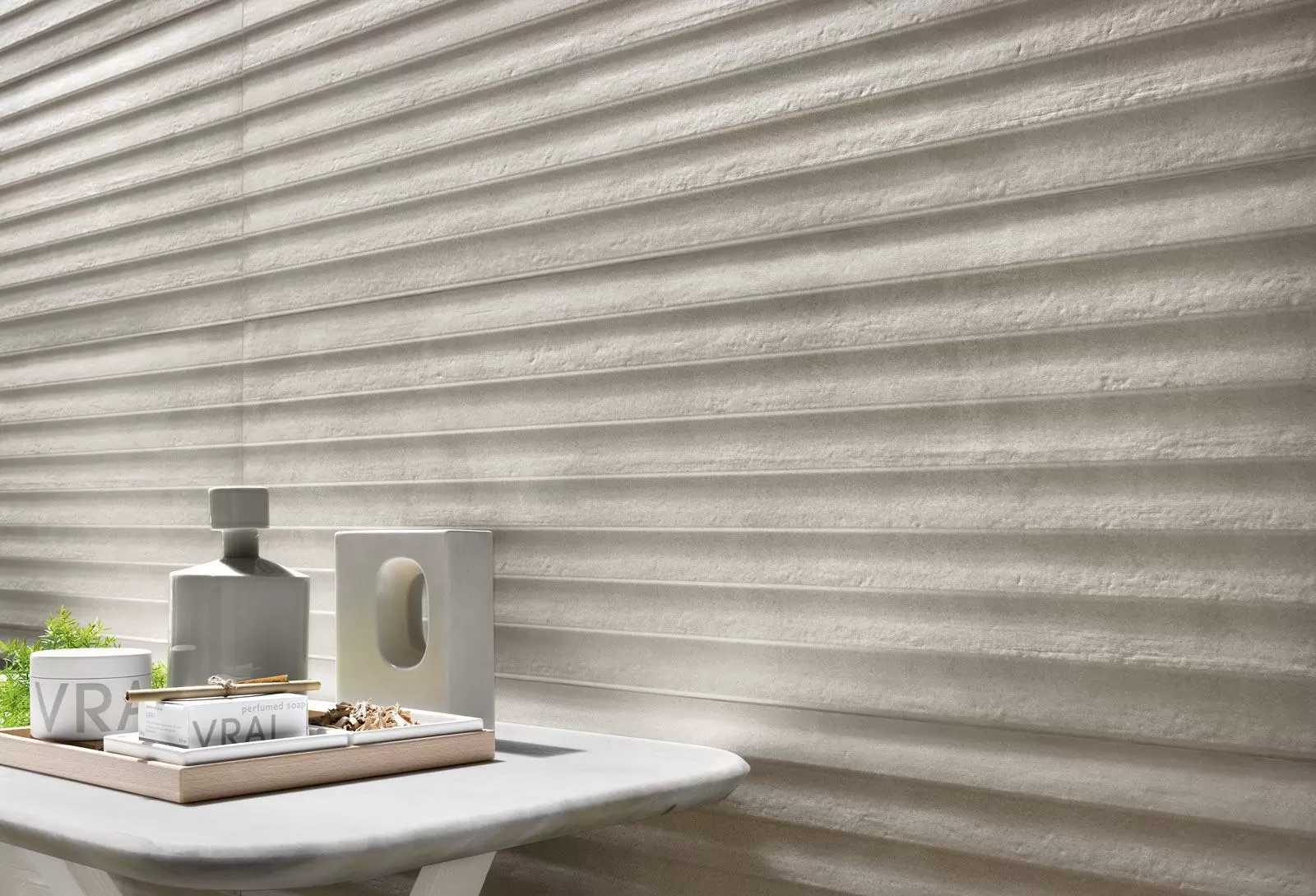 Плитка R6MK Terracruda Piombo Struttura Verso 3D Rett. 40x120