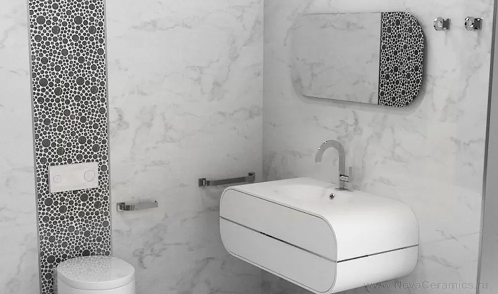 Плитка P3580015 Marmol Carrara Blanco 45x120