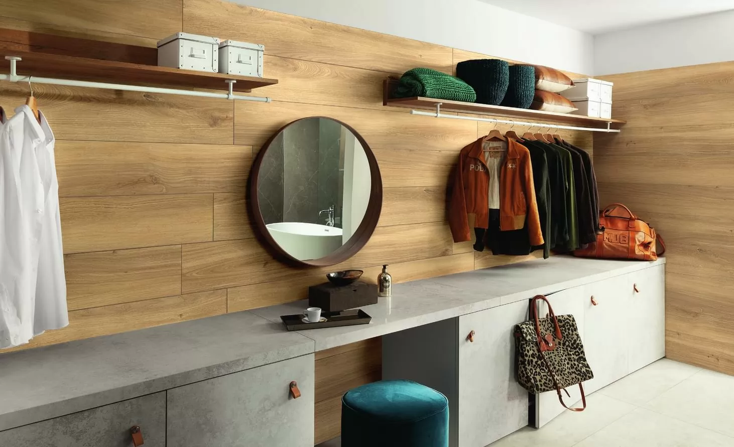 Керамогранит Mountain Ash almond STR 119,8x19